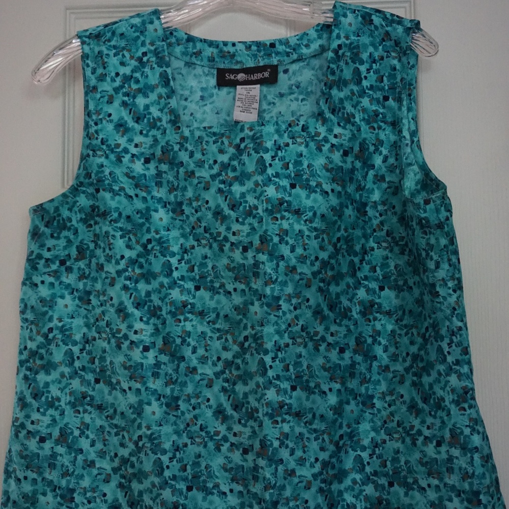 SAG HARBOR Size 14 Sleeveless Top
